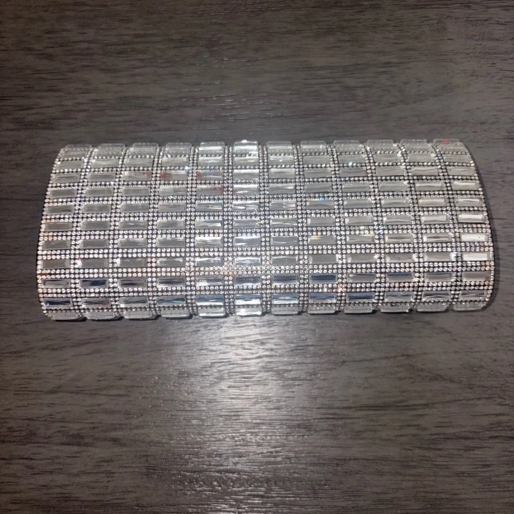 Designer Rhinestone Clutch - Picture 6 of 7
